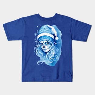 Winter Catrina Kids T-Shirt